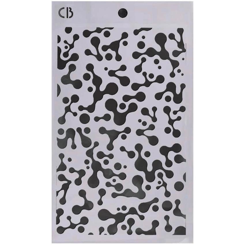 Ciao Bella - Schablone 5x8 Inch - Mixed Media Triple Layer Stencils Set "#001"