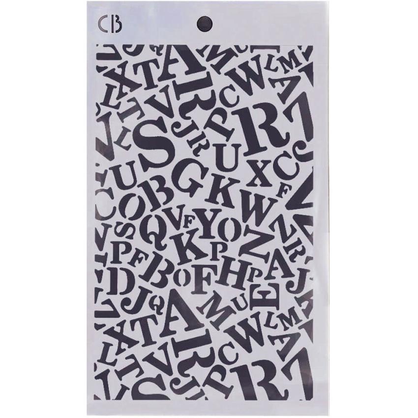 Ciao Bella - Schablone 5x8 Inch - Mixed Media Triple Layer Stencils Set "#006"