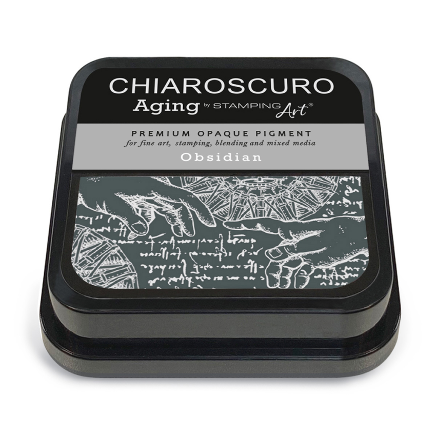 Ciao Bella - Chiaroscuro Aging Ink Pad "Obsidian" Pigment Stempelkissen