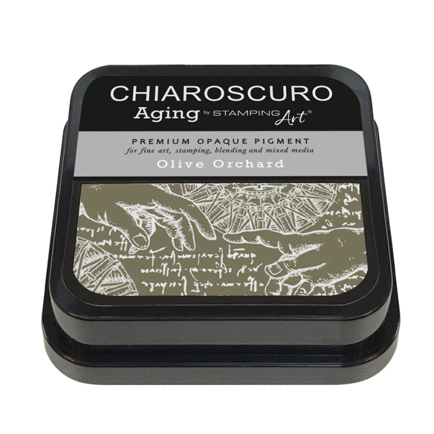 Ciao Bella - Chiaroscuro Aging Ink Pad "Olive Orchard" Pigment Stempelkissen