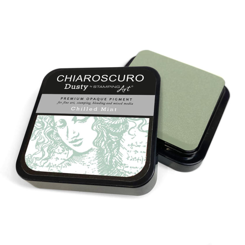 Ciao Bella - Chiaroscuro Dusty Ink Pad "Chilled Mint" Pigment Stempelkissen