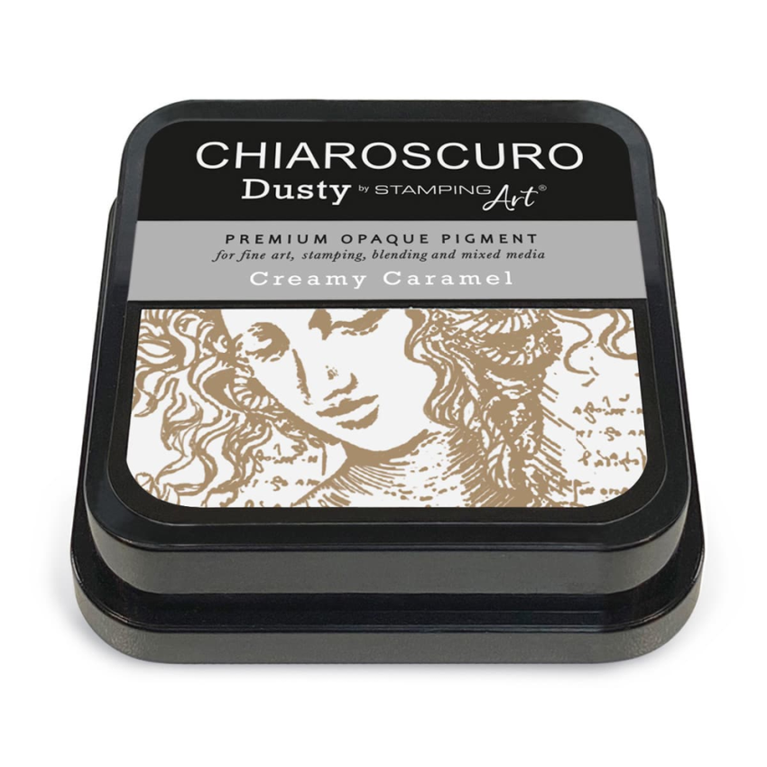 Ciao Bella - Chiaroscuro Dusty Ink Pad "Creamy Caramel" Pigment Stempelkissen
