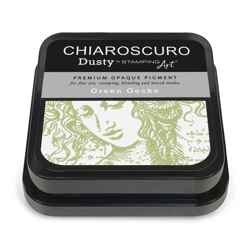 Ciao Bella - Chiaroscuro Dusty Ink Pad "Green Gecko" Pigment Stempelkissen