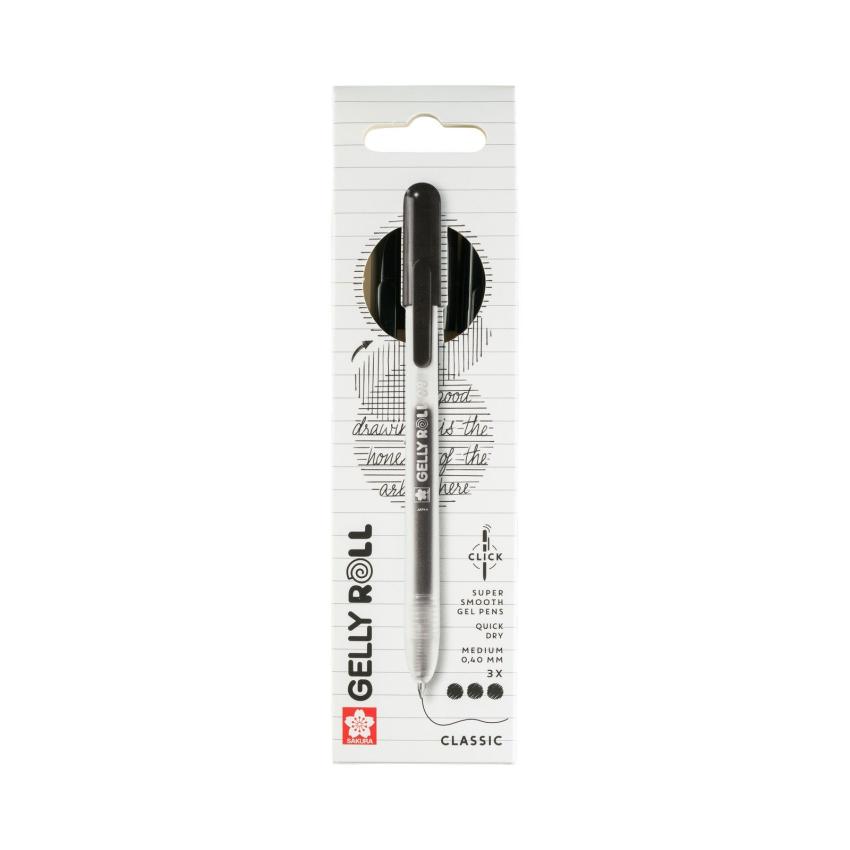 Sakura - Gelstift - Classic Set "Black" Gelly Roll Pen Retractable