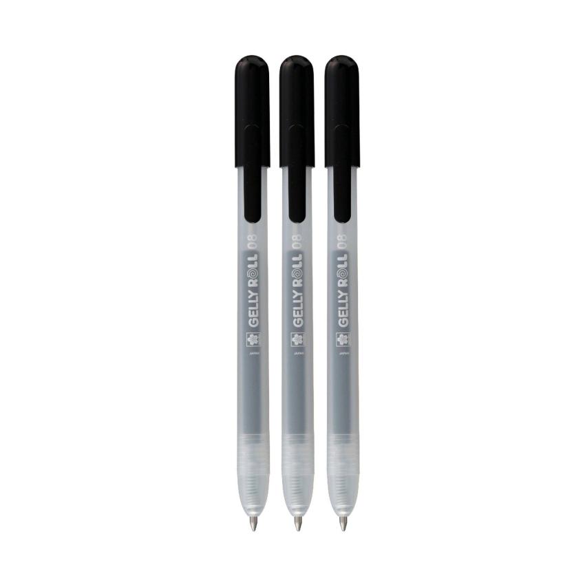 Sakura - Gelstift - Classic Set "Black" Gelly Roll Pen Retractable