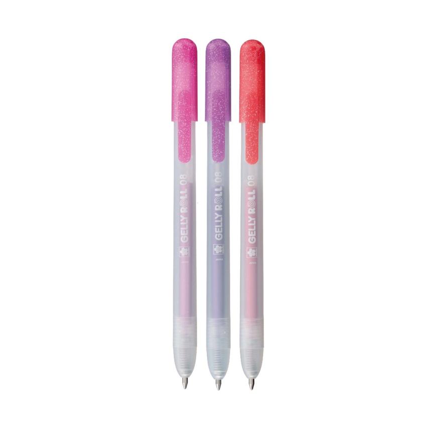 Sakura - Gelstift - Metallic Set "Pink Purple Red" Gelly Roll Pen Retractable