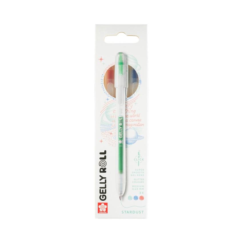 Sakura - Gelstift - Stardust Set "Blue Red Green" Gelly Roll Pen Retractable
