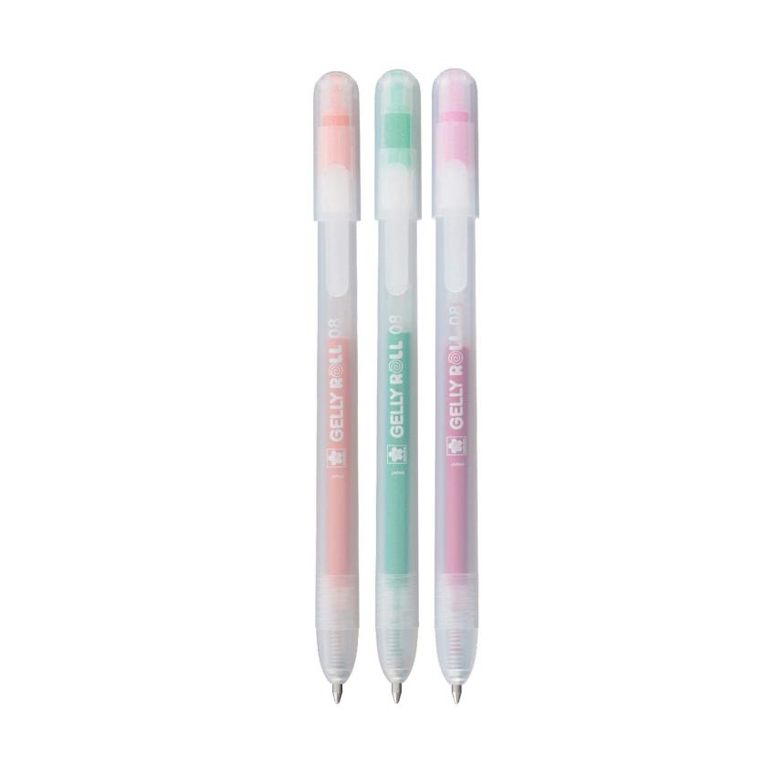 Sakura - Gelstift - Stardust Set "Orange Emerald Pink" Gelly Roll Pen Retractable