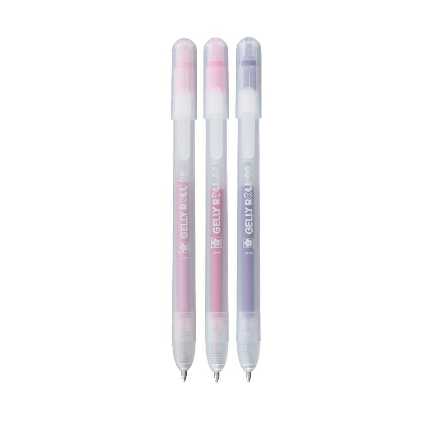 Sakura - Gelstift - Stardust Set "Pink Rosa Purple" Gelly Roll Pen Retractable