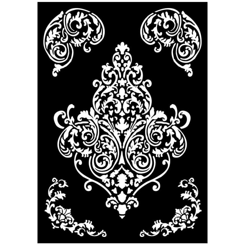 Stamperia - Schablone A3 "Frieze and Corners" Stencil