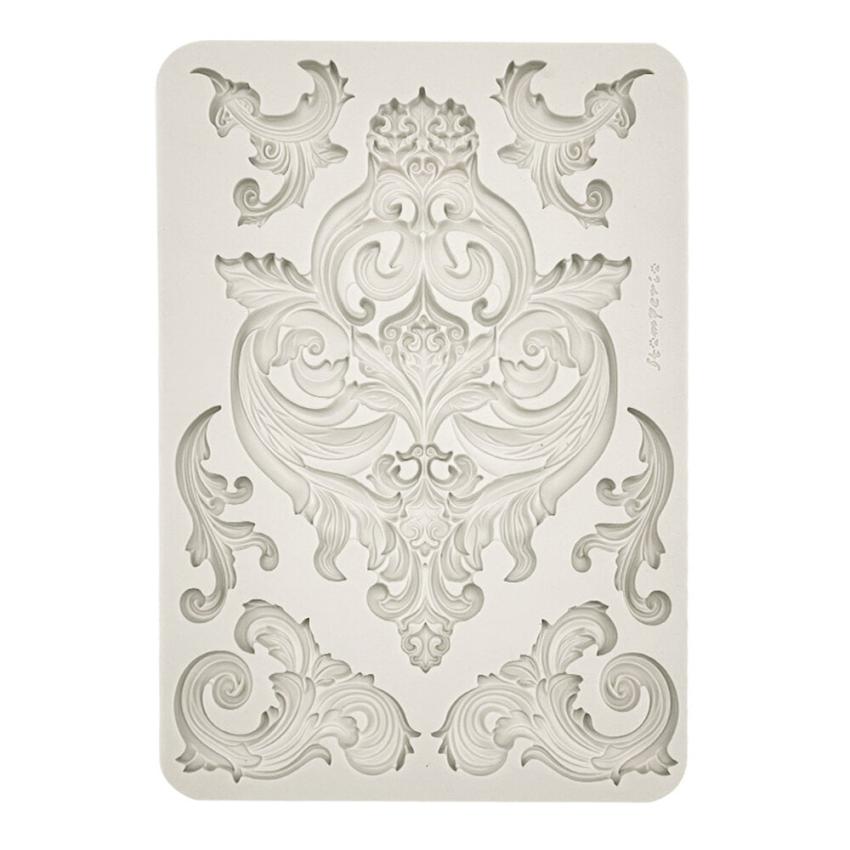 Stamperia - Gießform A4 "Frieze and Corners" Soft Mould