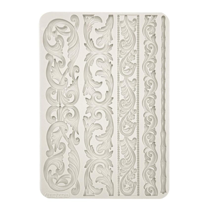 Stamperia - Gießform A4 "Stripes" Soft Mould