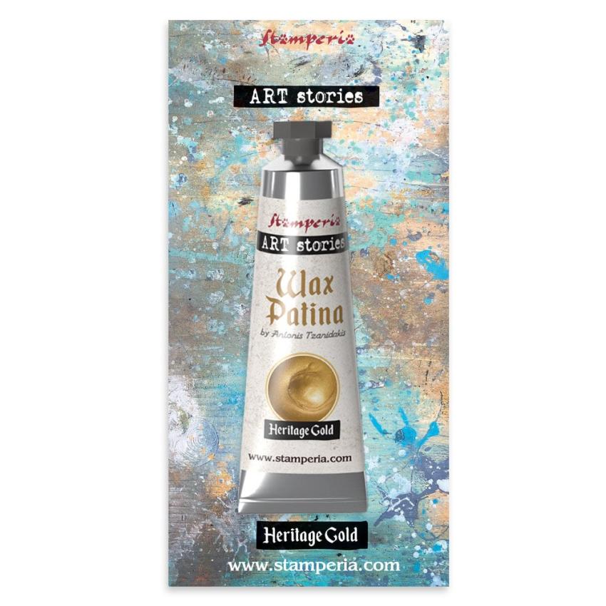 Stamperia - Antik Wachs "Heritage Gold" Wax Patina 40ml