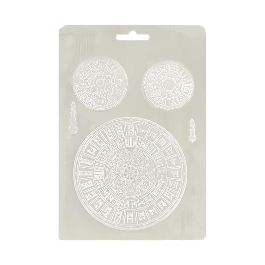 Stamperia - Gießform A5 "Clocks" Soft Mould 