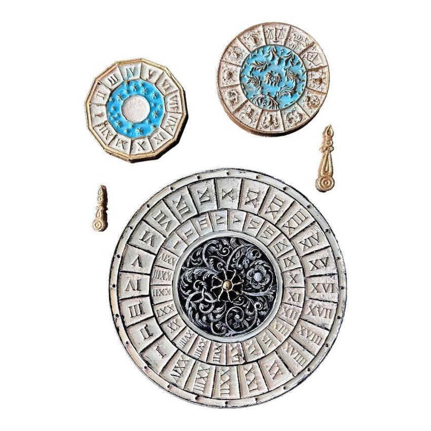 Stamperia - Gießform A5 "Clocks" Soft Mould 