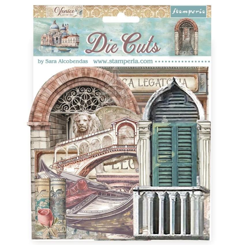 Stamperia - Stanzteile "Venice City of Art" Die Cuts