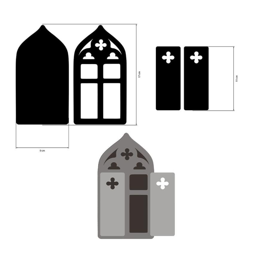 Stamperia - Holzteile "Window" MDF Crafty Shapes Blanks