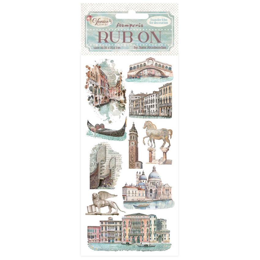 Stamperia - Transfer Aufkleber "Monuments" Rub-On