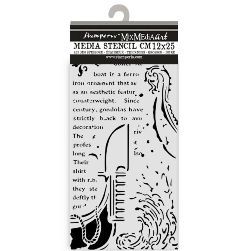 Stamperia - Schablone 12x25cm "Gondola" Stencil