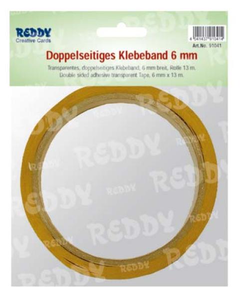 Doppelseitiges Klebeband, 6mm breite - 13m lang