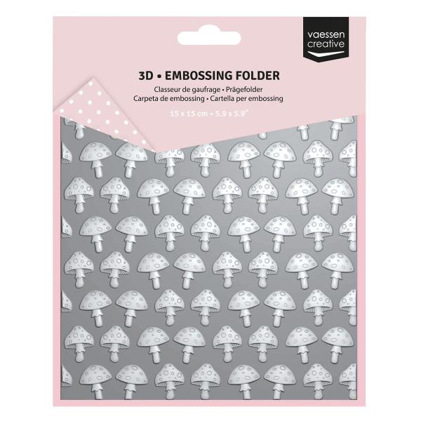 Vaessen Creative - Prägefolder "Pilze" Embossingfolder