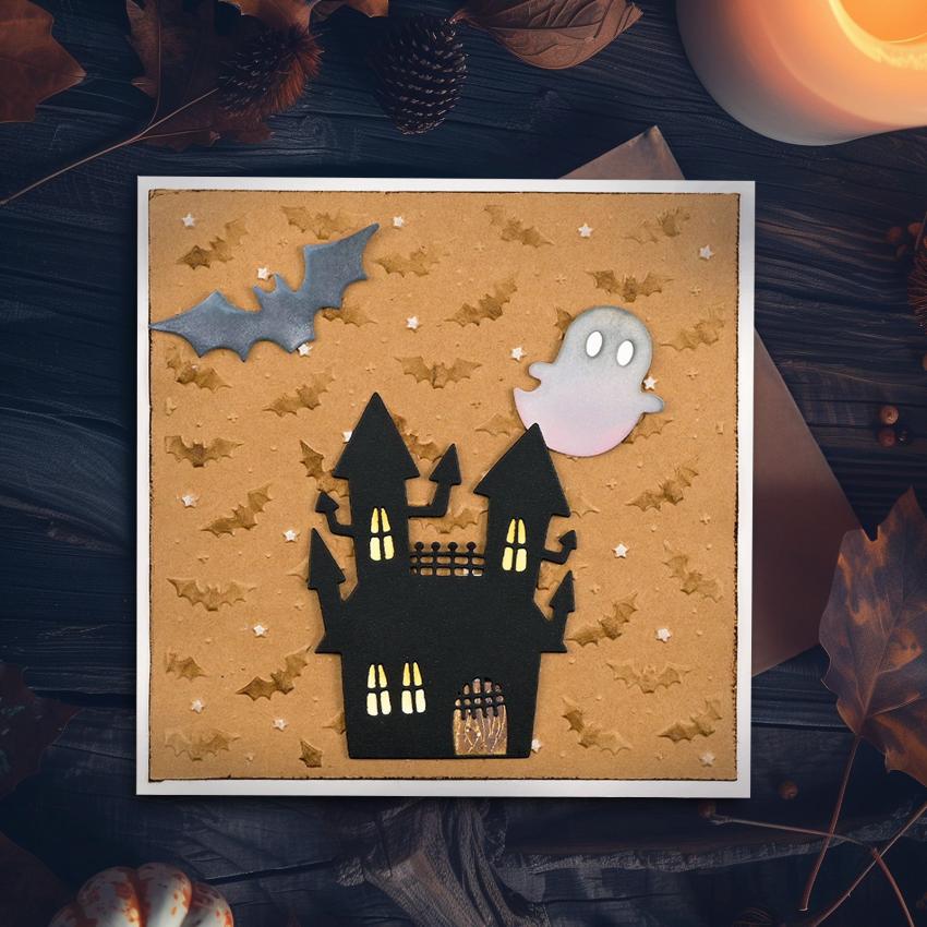 Vaessen Creative - Prägefolder "Fledermäuse" Embossingfolder