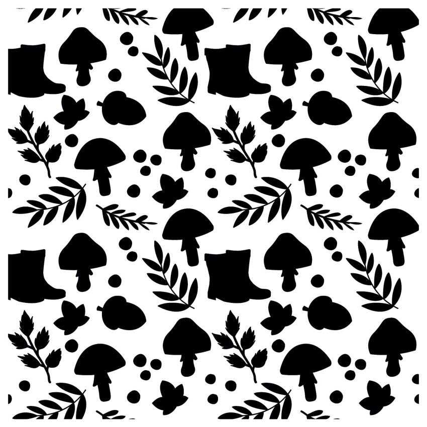 Vaessen Creative - Schablone 15x15cm "Herbstfiguren" Stencil