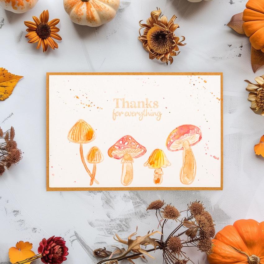 Vaessen Creative - Stempelset "Hey Kürbis" Clear Stamps