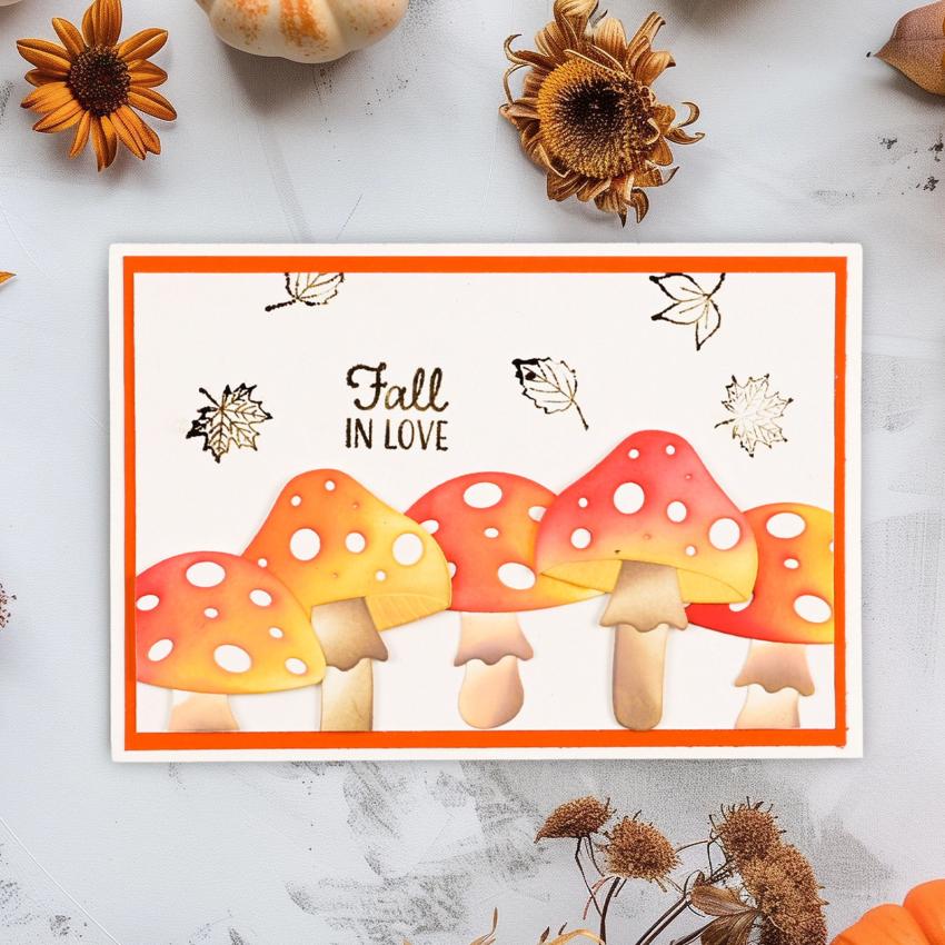 Vaessen Creative - Stanzschablone "Build a Mushroom" Dies