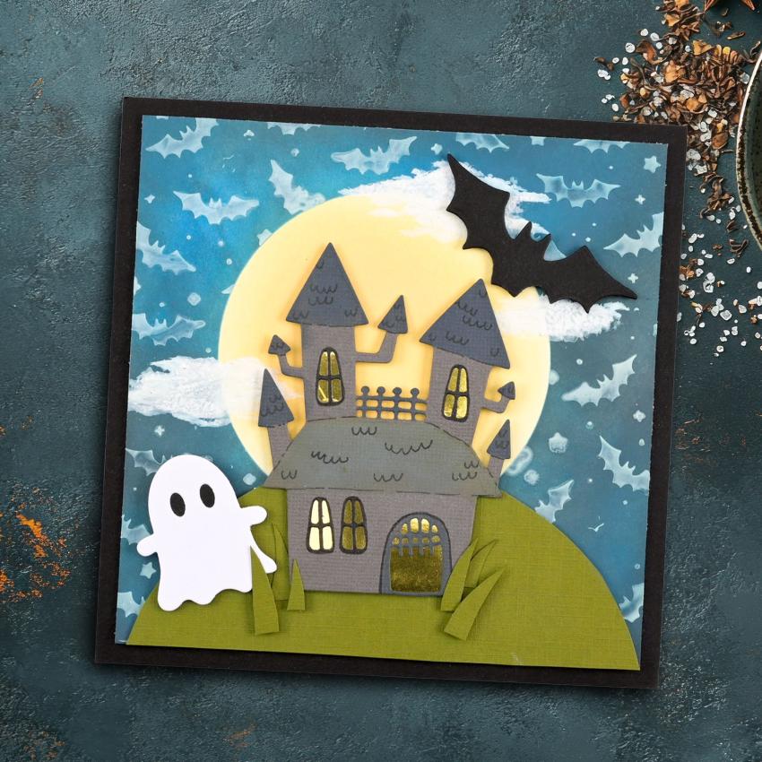 Vaessen Creative - Stanzschablone "Haunted House" Dies