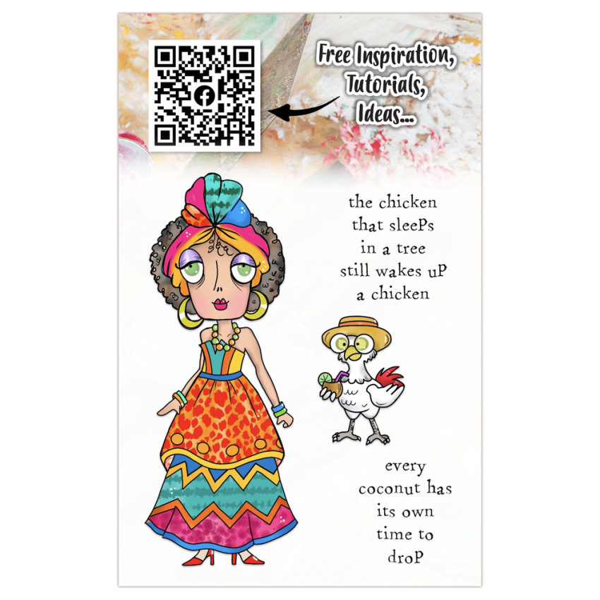 AALL and Create - Stempelset A7 "Island Queen Dee" Clear Stamps