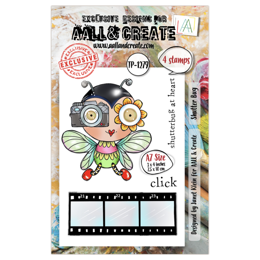 AALL and Create - Stempelset A7 "Shutter Bug" Clear Stamps