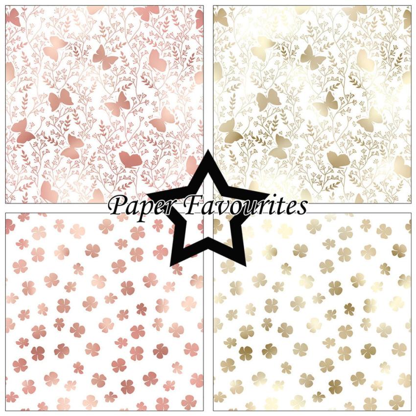 Paper Favourites - Designpapier "Luxury Wedding" Paper Pack 12x12 Inch 8 Bogen