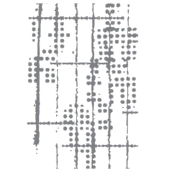 Sizzix - 3D Prägefolder "Dot Matrix" Embossing Folder Design by Seth Apter