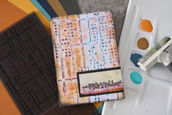 Sizzix - 3D Prägefolder "Dot Matrix" Embossing Folder Design by Seth Apter