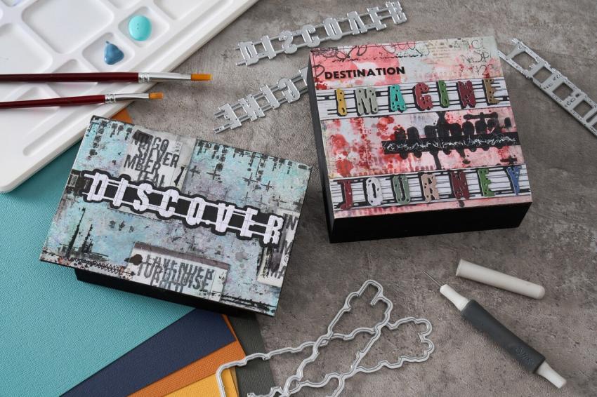 Sizzix - Stanzschablone "Word Wafers #1" Thinlits Craft Dies by Seth Apter