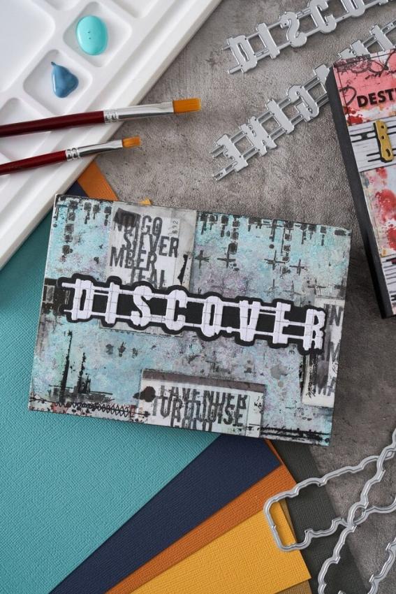 Sizzix - Stanzschablone "Word Wafers #1" Thinlits Craft Dies by Seth Apter