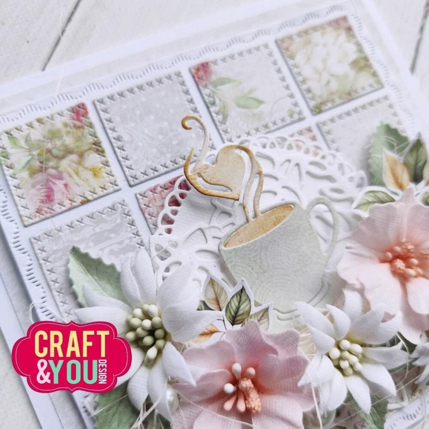 Craft & You Design - Stanzschablone "Square Decorative Stiches" Dies