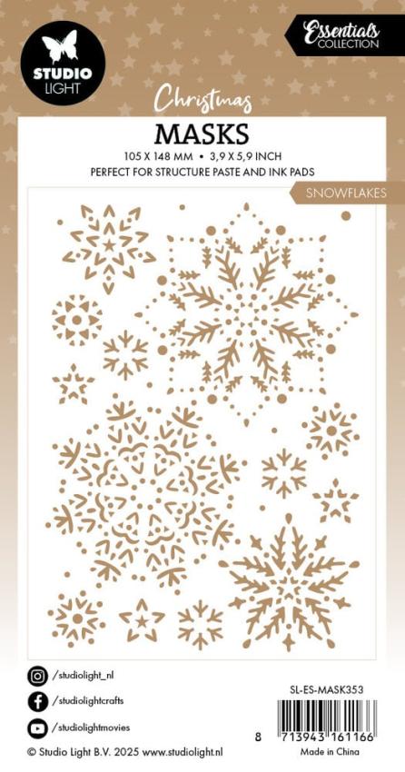 Studio Light - Schablone "Snowflakes" Stencil  