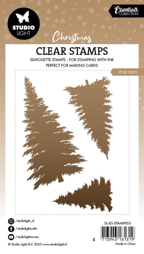 Studio Light - Stempelset "Pine Trees" Clear Stamps