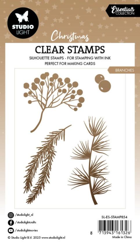 Studio Light - Stempelset "Branches" Clear Stamps