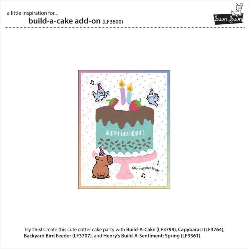 Lawn Fawn - Stanzschablone "Build-A-Cake" Add-on Die