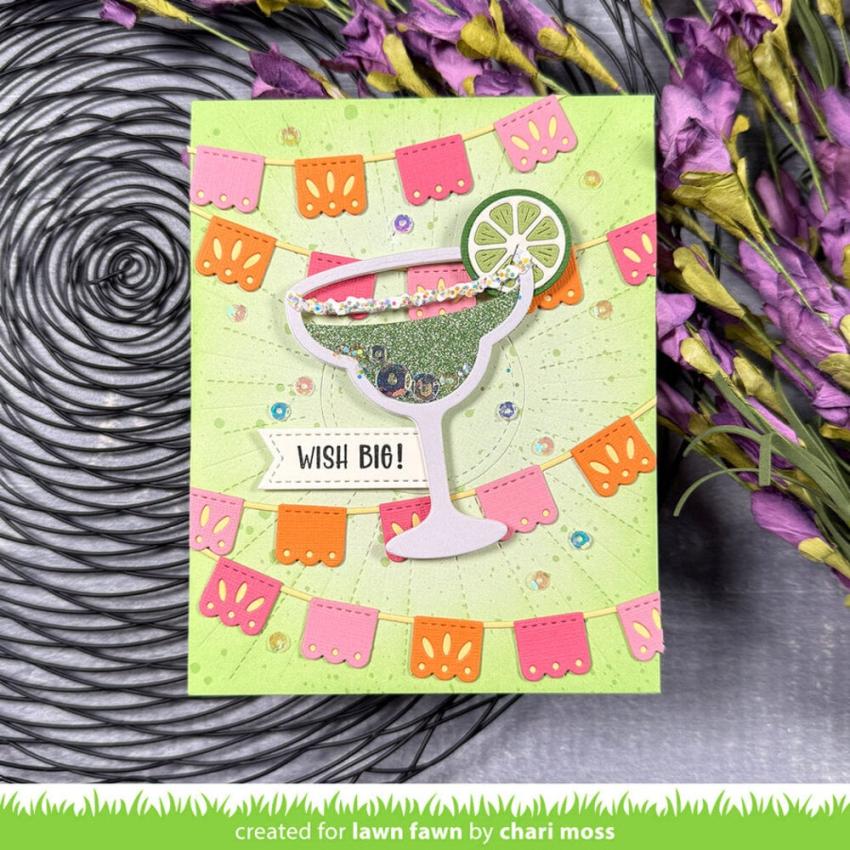 Lawn Fawn - Stanzschablone "Build-A-Drink Margarita" Add-on Die