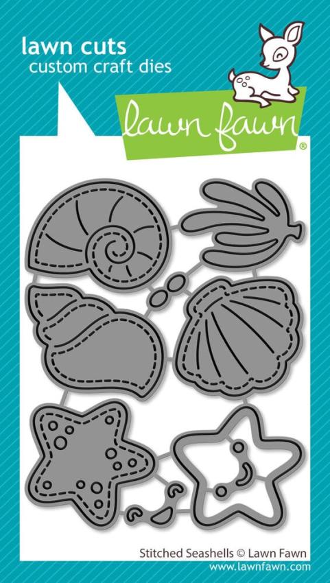 Lawn Fawn - Stanzschablone "Stitched Seashells" Dies
