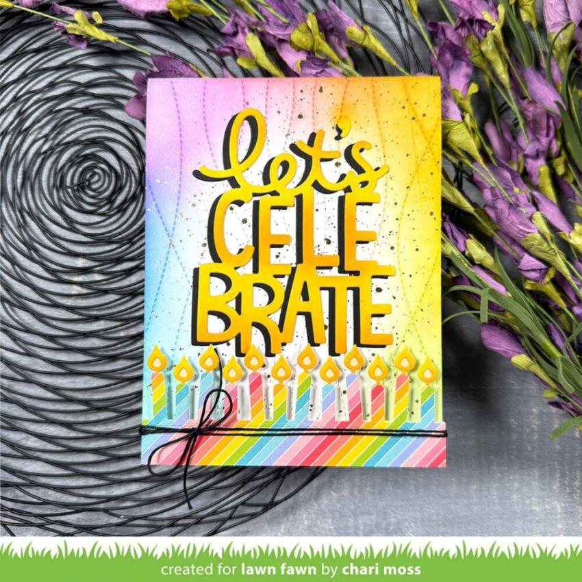 Lawn Fawn - Stanzschablone "Candle Border" Dies