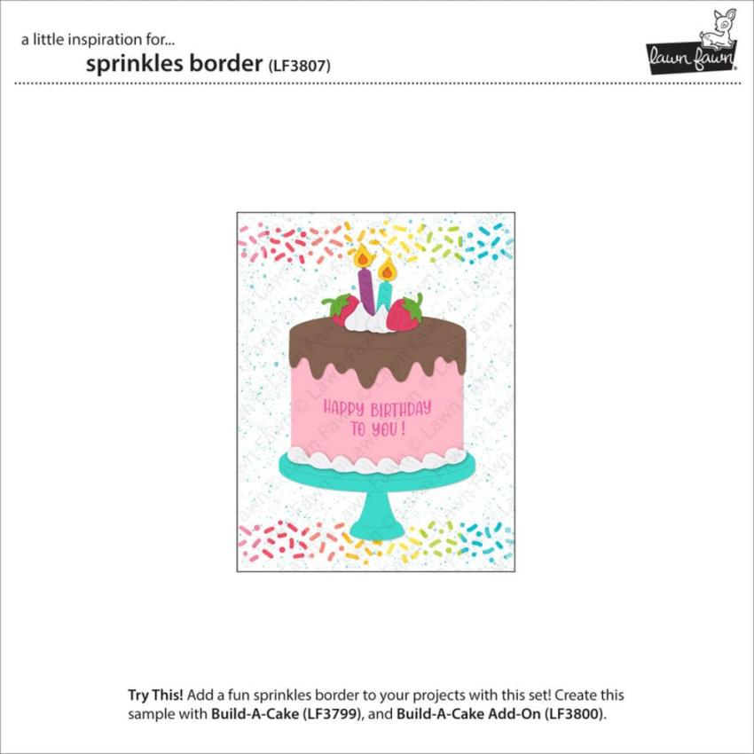 Lawn Fawn - Stanzschablone "Sprinkles Border" Dies