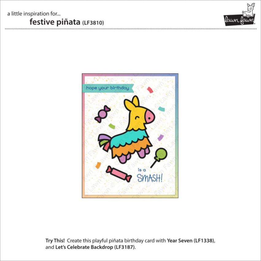 Lawn Fawn - Stanzschablone "Festive Piñata" Dies