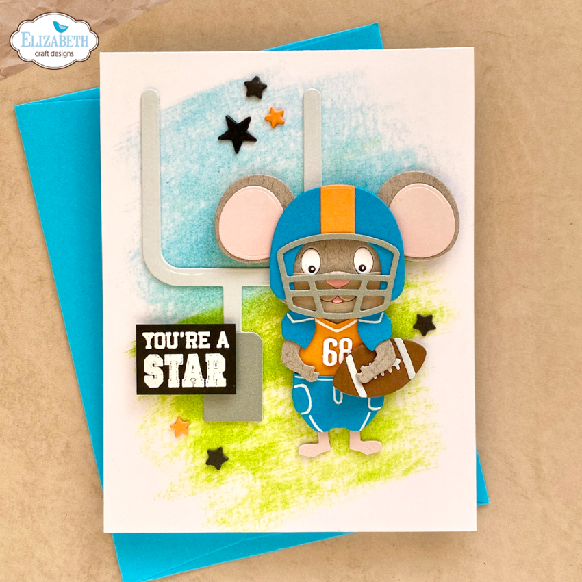 Elizabeth Craft Designs - Stempelset "Sport Sentiments" Clear Stamps