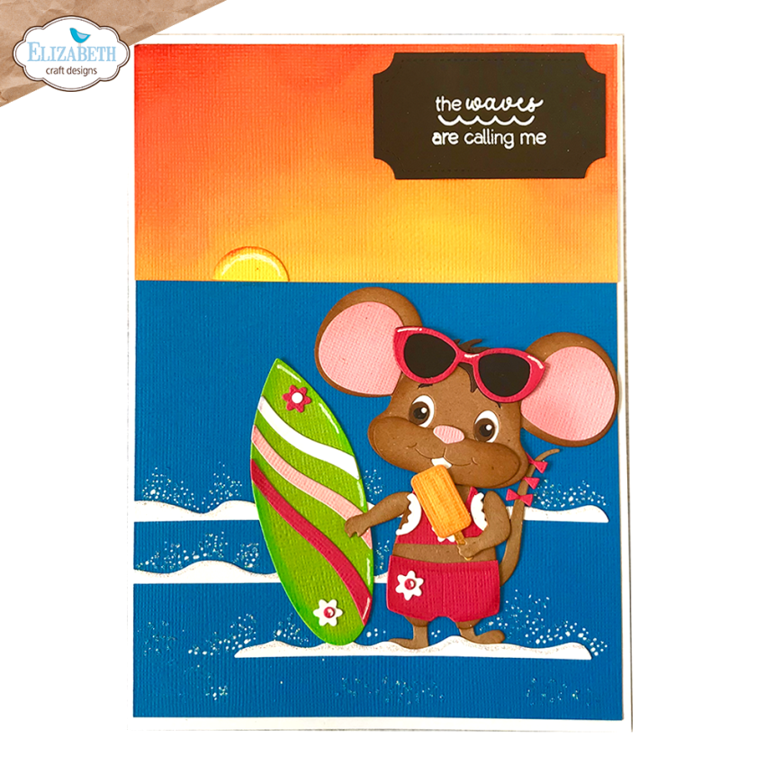 Elizabeth Craft Designs - Stempelset "Summer Travel Sentiments" Clear Stamps