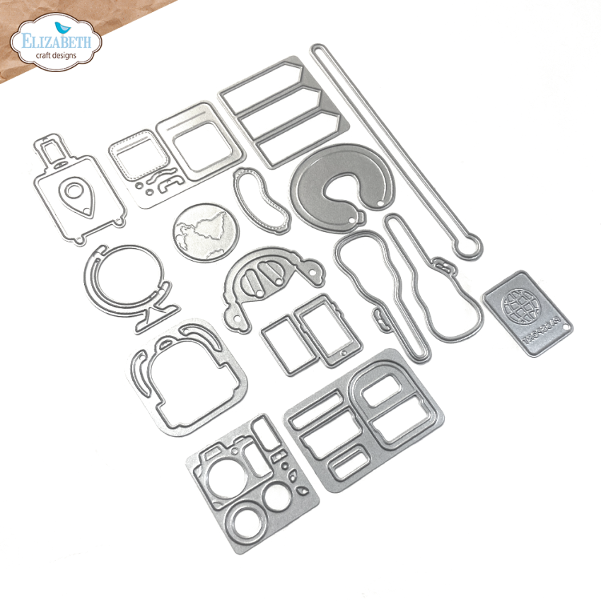 Elizabeth Craft Designs - Stanzschalone "Travel Accessories" Dies
